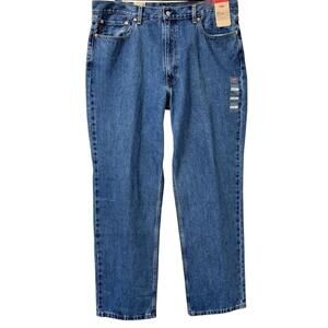 Levis 550 Jeans Mens Size 40x32 Blue NWT Relaxed Fit Tapered Leg Cotton Denim